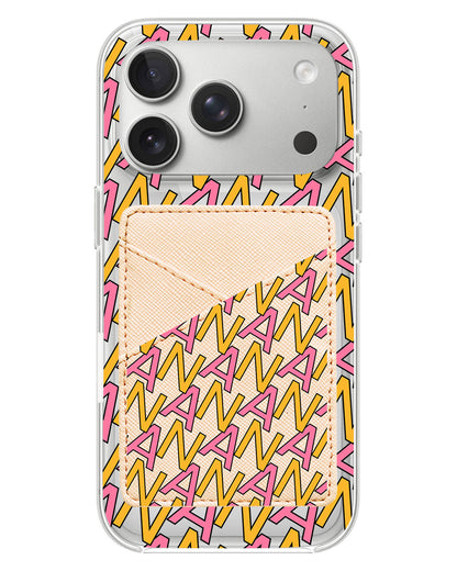 iPhone Phone Wallet Case - Initial 3.0 Monogram