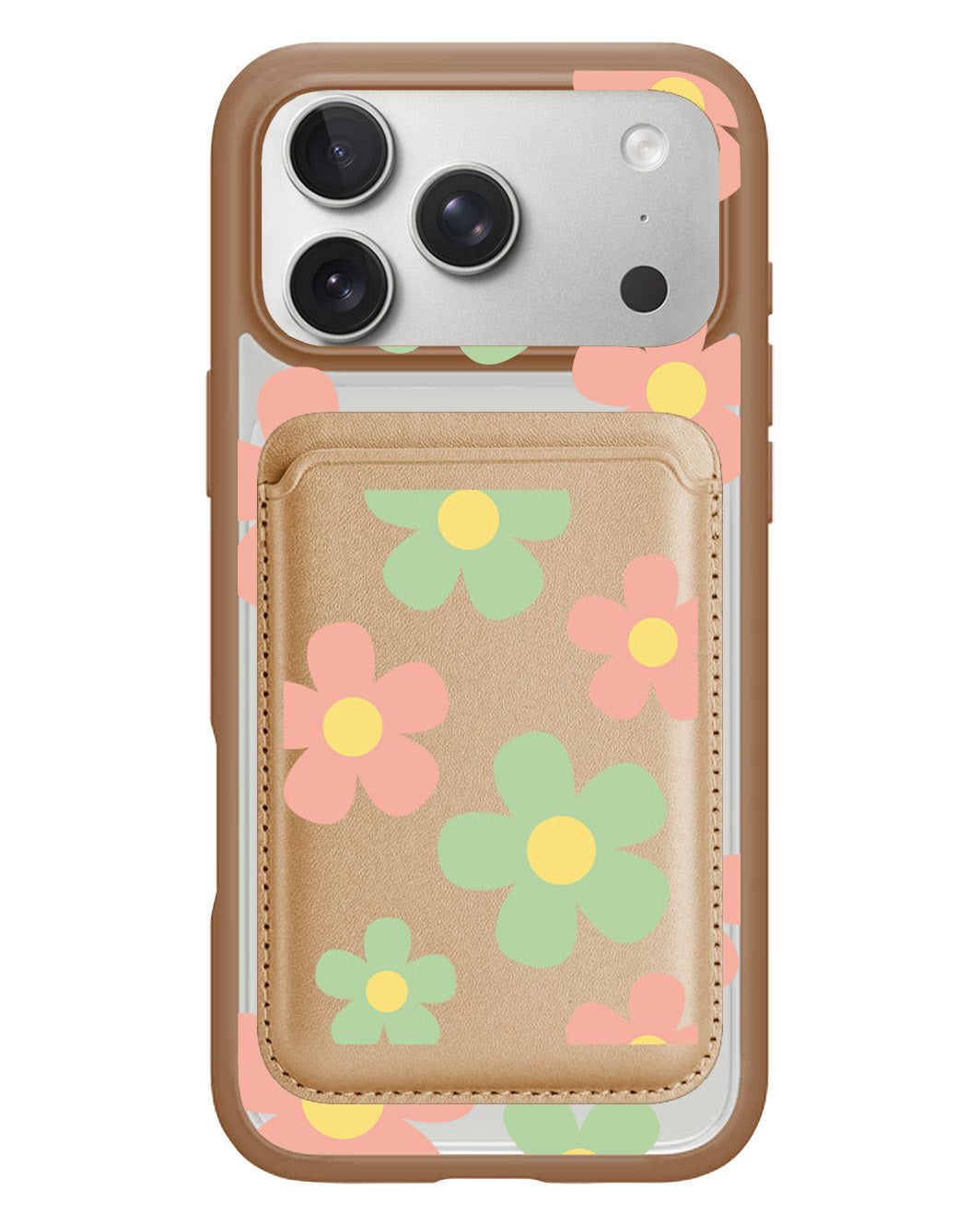 iPhone Magnetic Wallet Case - Daisy Spring
