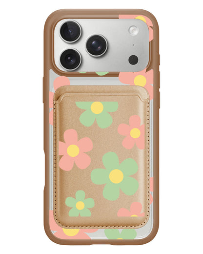 iPhone Magnetic Wallet Case - Daisy Spring