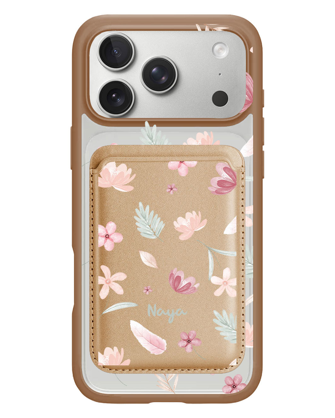 iPhone Magnetic Wallet Case - Wild Flower