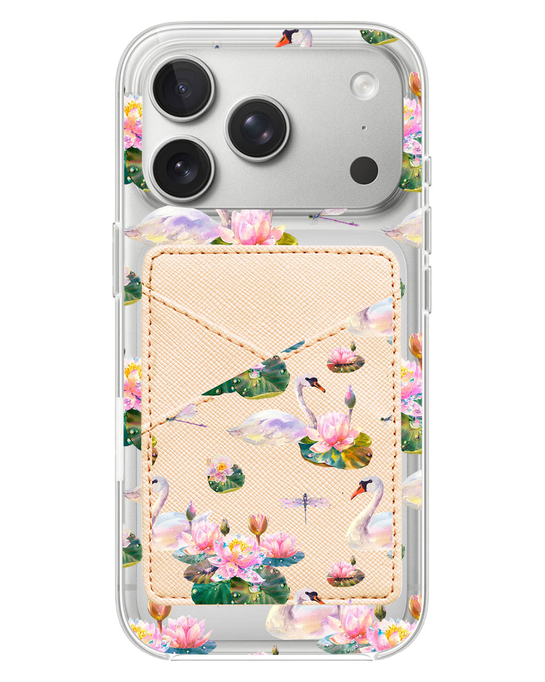 iPhone Phone Wallet Case - Swan