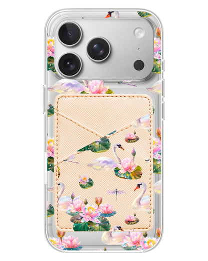 iPhone Phone Wallet Case - Swan