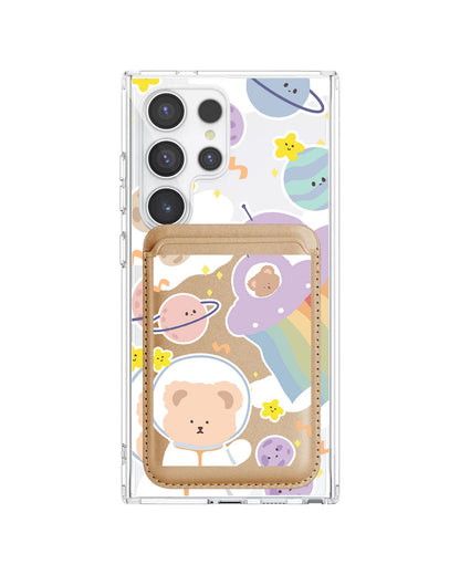 Android Magnetic Wallet Case - Astrobear