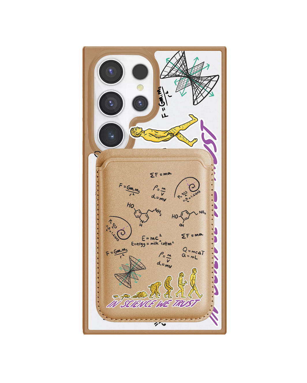 Android Magnetic Wallet Case - Science 1.0