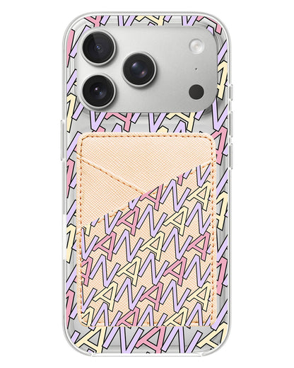 iPhone Phone Wallet Case - Initial 5.0 Monogram