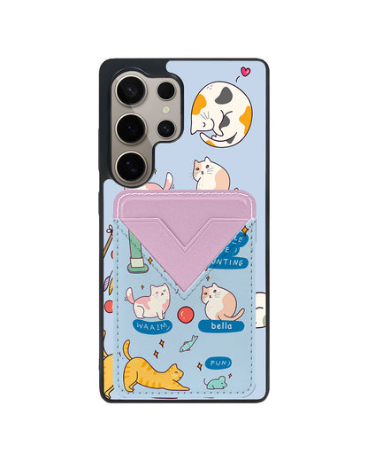 Android Avant Wallet Case - Playful Cat 2.0
