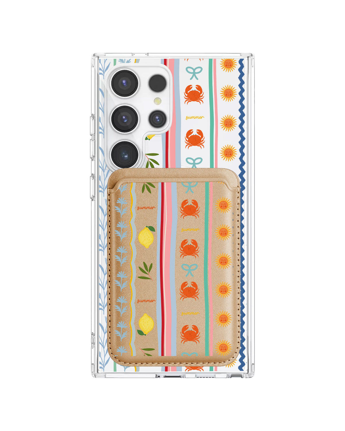 Android Magnetic Wallet Case - Seaside Opulence 2.0