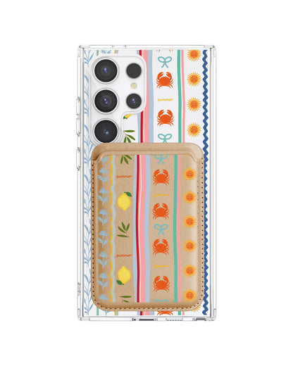 Android Magnetic Wallet Case - Seaside Opulence 2.0