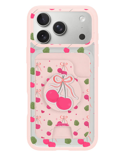 iPhone Magpop Wallet - Coquette Cherry