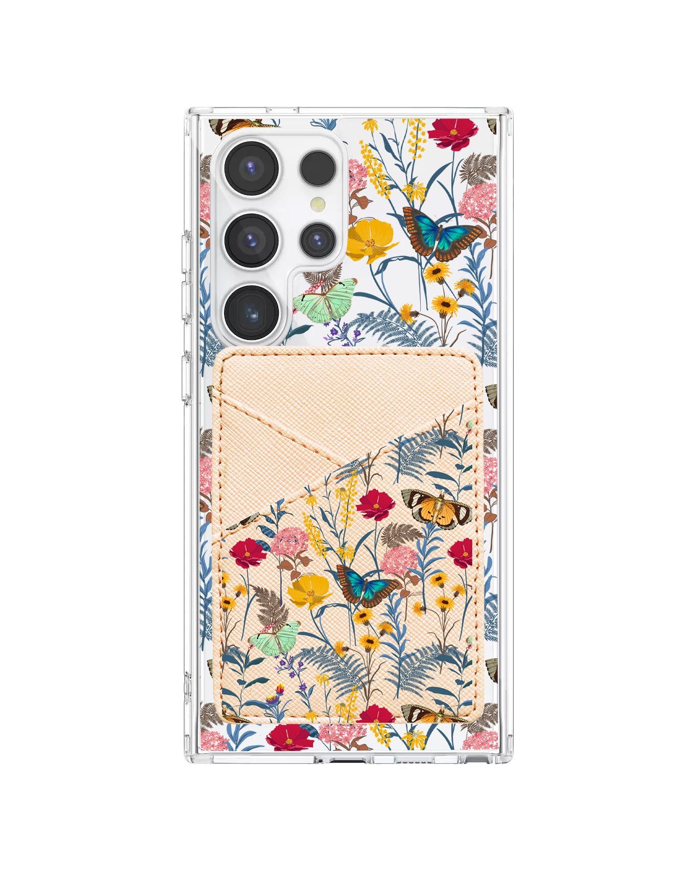 Android Phone Wallet Case - Flora Magnolia