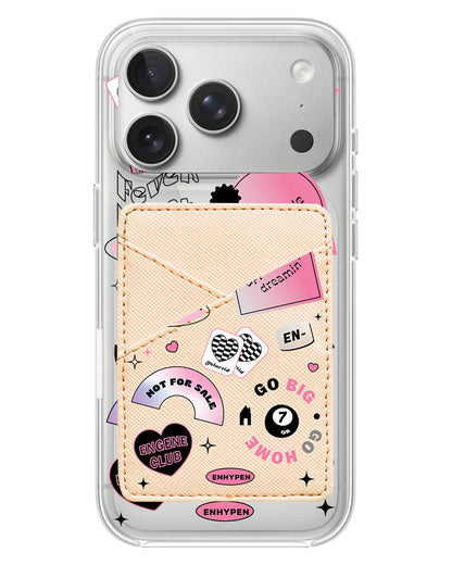 iPhone Phone Wallet Case - Enhypen Sticker Pack