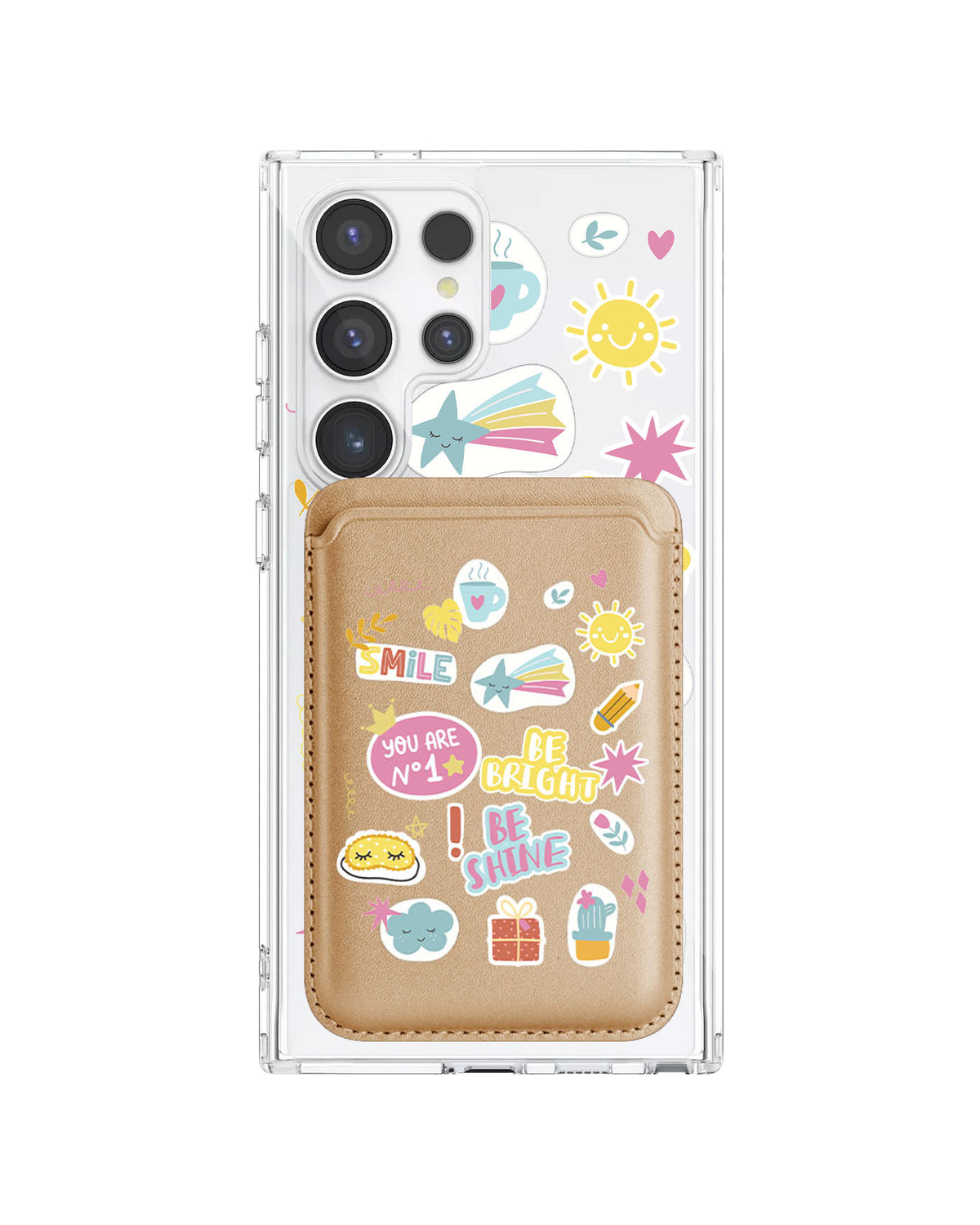 Android Magnetic Wallet Case - Self Love Sticker Pack 3.0