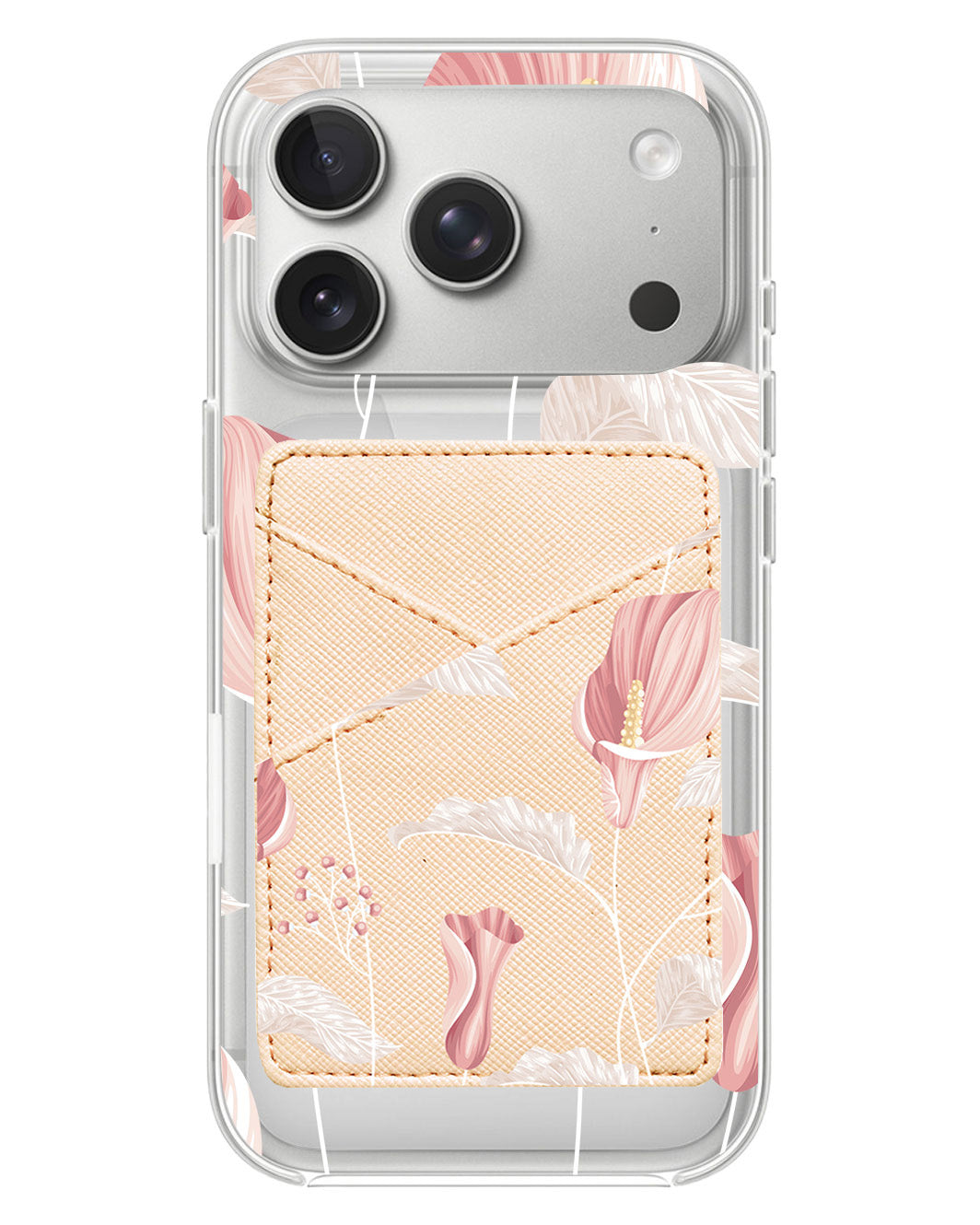 iPhone Phone Wallet Case - Easter Lily