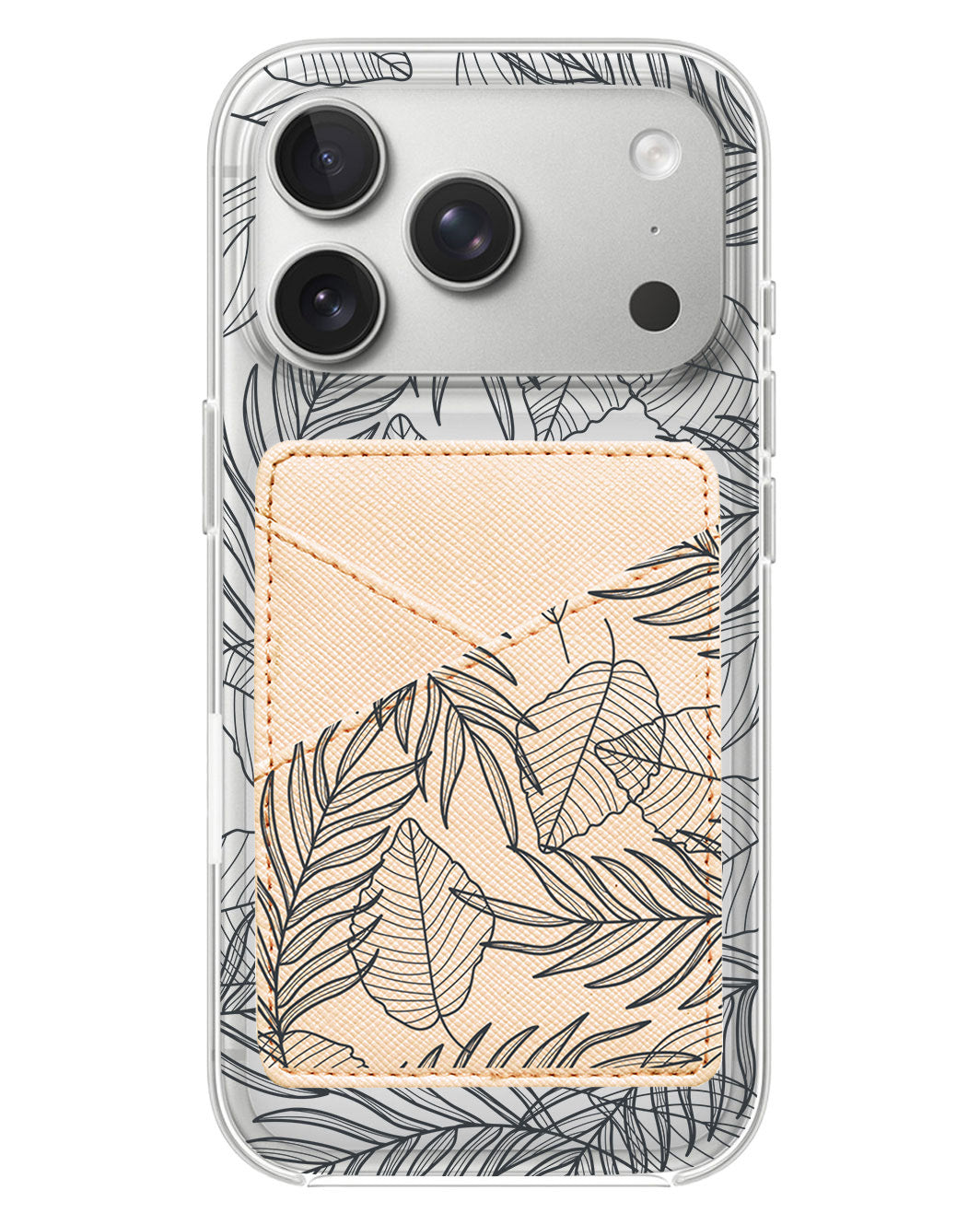 iPhone Phone Wallet Case - Sketchy Tropical 2.0