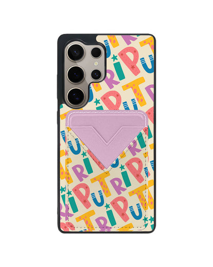 Android Avant Wallet Case - Playful Monogram 4.0