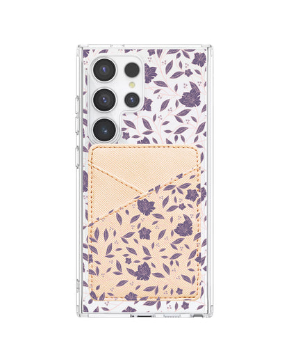 Android Phone Wallet Case - Sketchy Flower 4.0