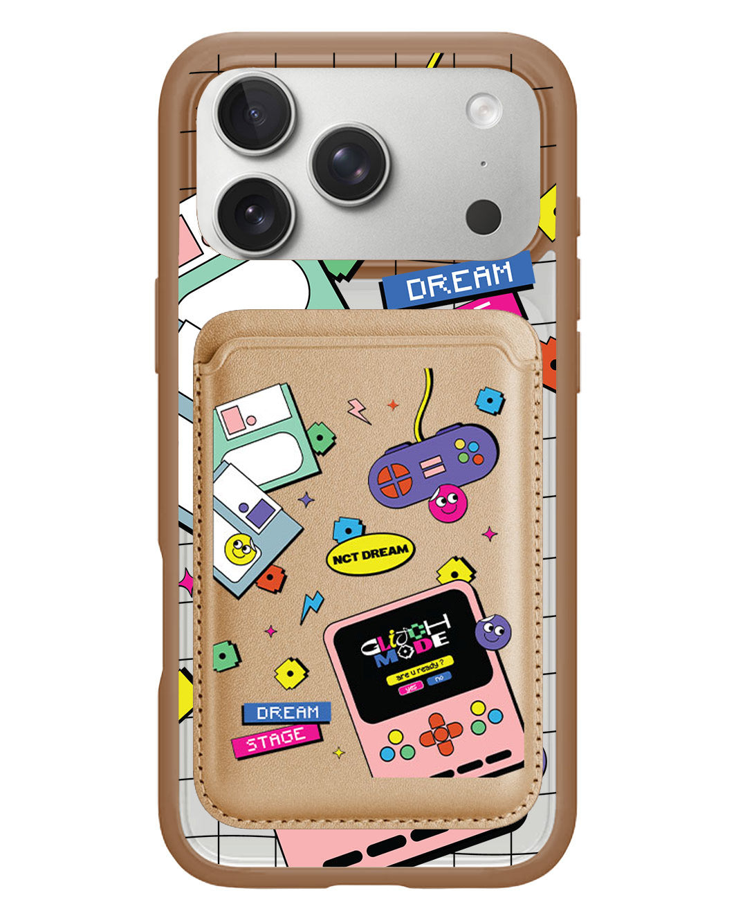 iPhone Magnetic Wallet Case - NCT Glitch Mode