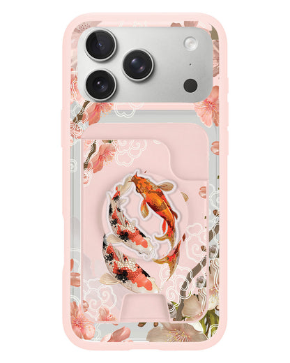 iPhone Magpop Wallet - Oil Painting Koi