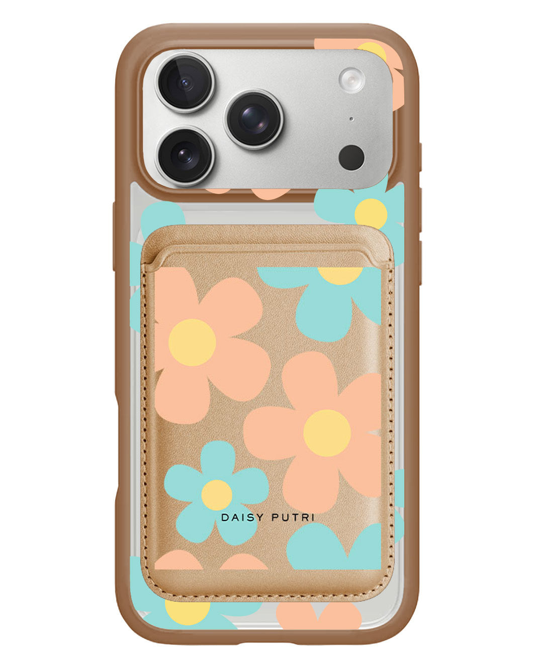 iPhone Magnetic Wallet Case - Daisy Daze