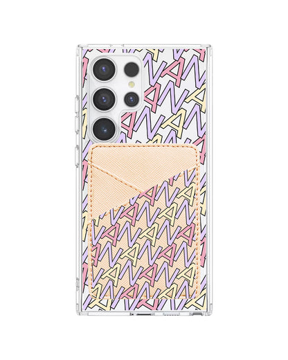 Android Phone Wallet Case - Initial 5.0 Monogram