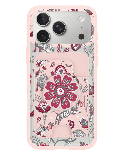 iPhone Magpop Wallet - Tiger & Floral 6.0