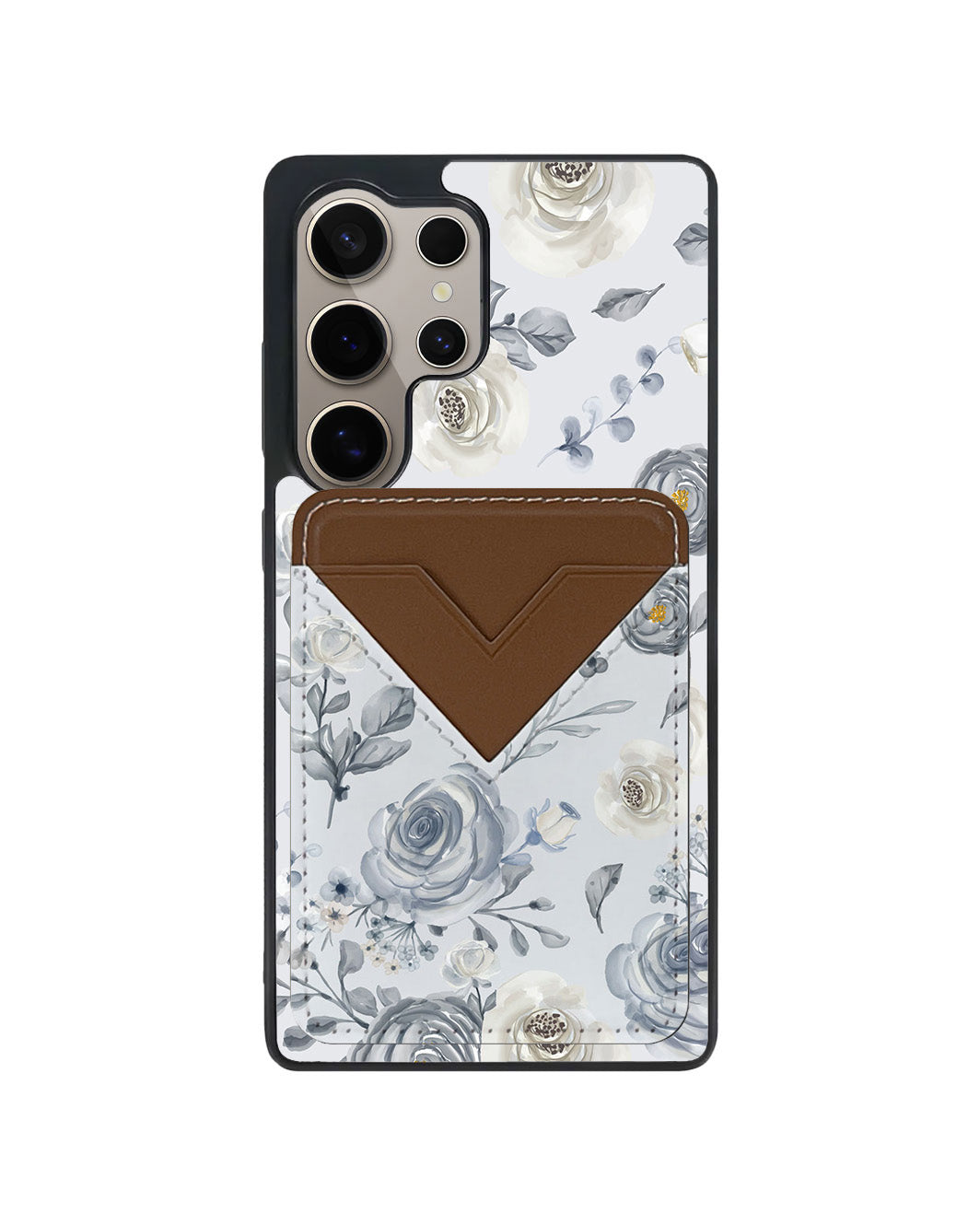 Android Avant Wallet Case - Blue Rose