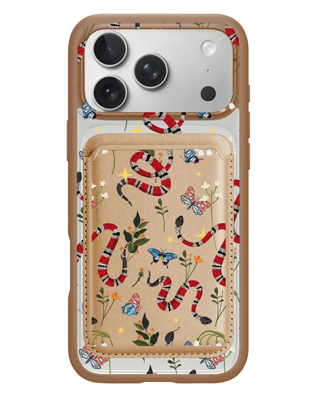 iPhone Magnetic Wallet Case - Serpente