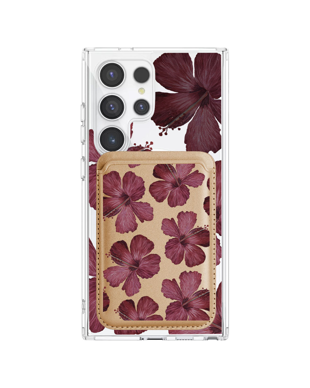 Android Magnetic Wallet Case - Hibiscus