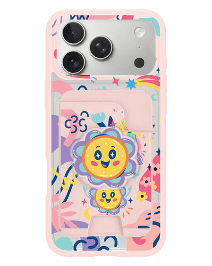 iPhone Magpop Wallet - Heather