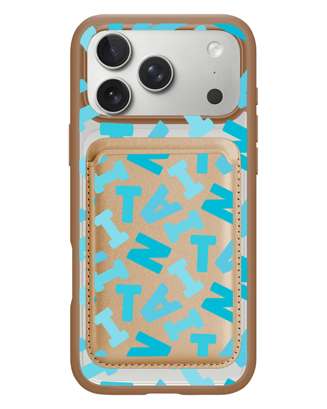 iPhone Magnetic Wallet Case - Scattered Monogram 5.0