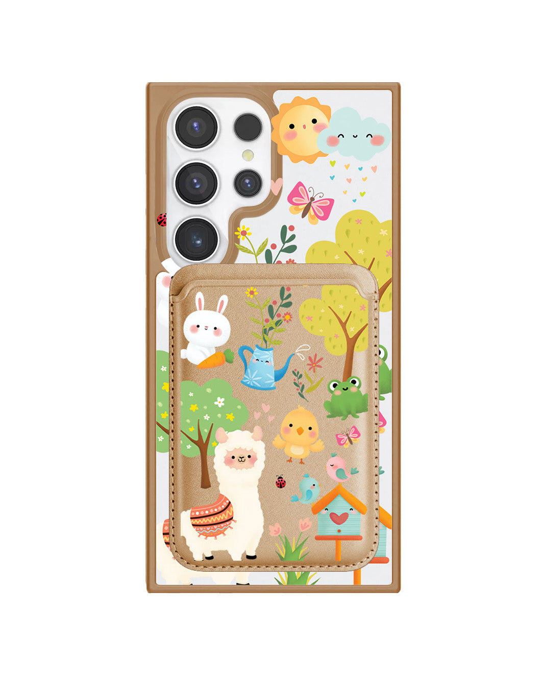 Android Magnetic Wallet Case - Spring