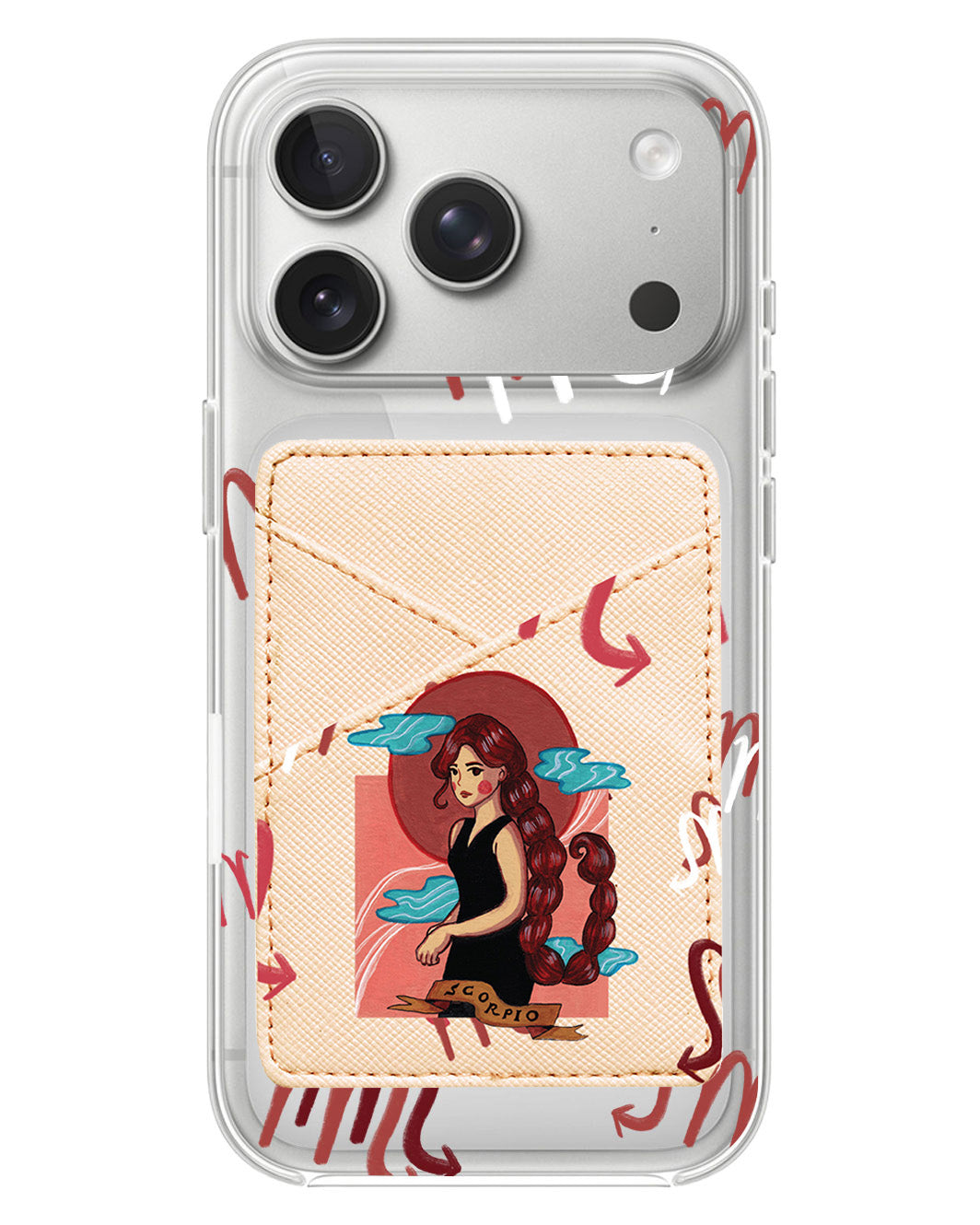 iPhone Phone Wallet Case - Scorpio
