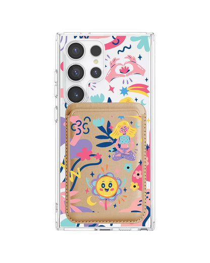Android Magnetic Wallet Case - Heather