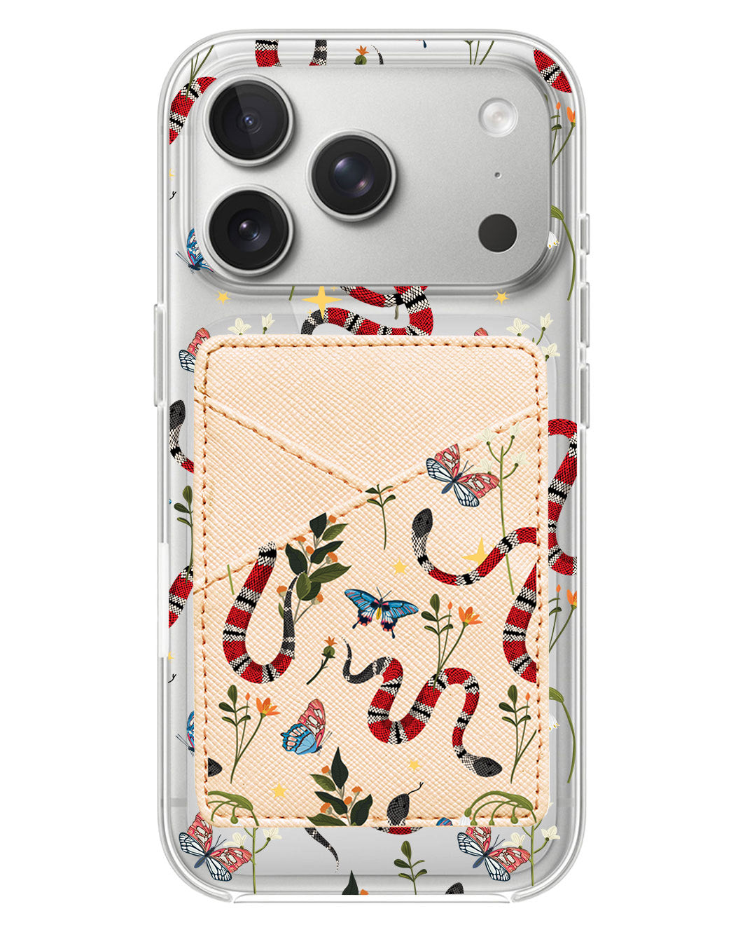 iPhone Phone Wallet Case - Serpente