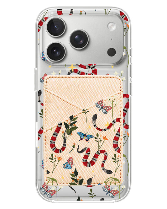 iPhone Phone Wallet Case - Serpente