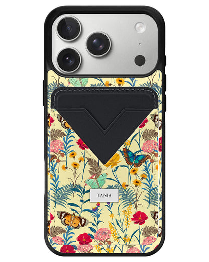iPhone Avant Wallet Case - Flora Magnolia