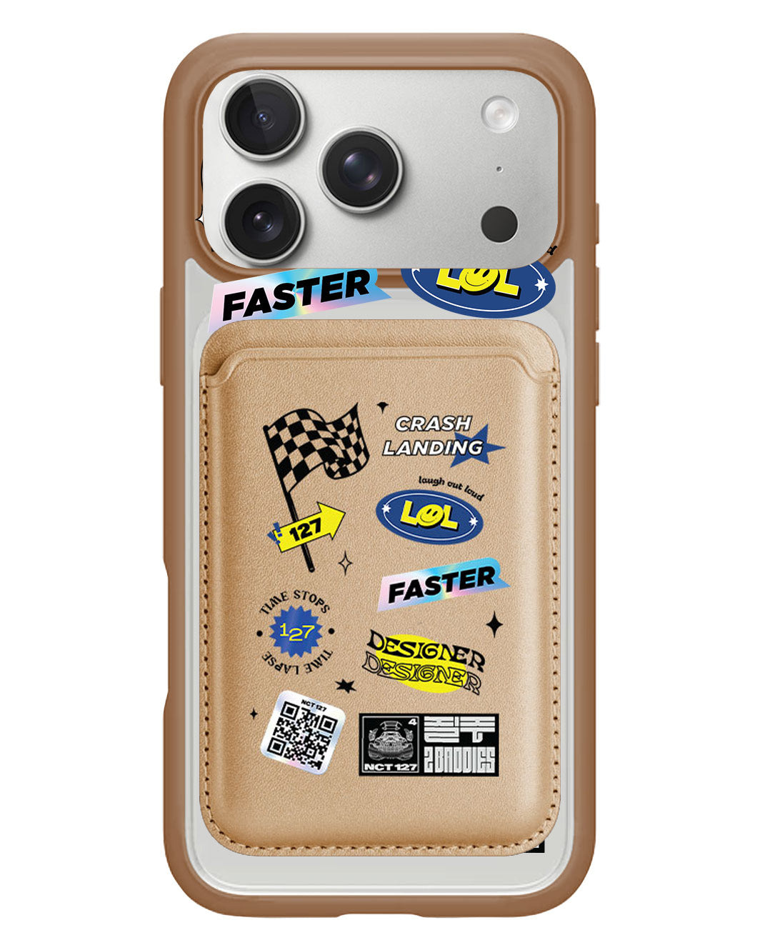 iPhone Magnetic Wallet Case - NCT127 Sticker Pack