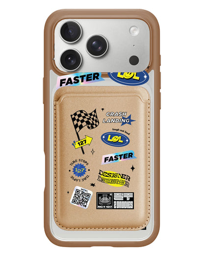 iPhone Magnetic Wallet Case - NCT127 Sticker Pack