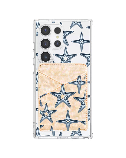 Android Phone Wallet Case - Chrome Star