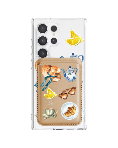 Android Magnetic Wallet Case - Afternoon Tea