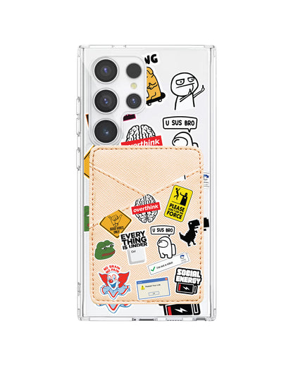 Android Phone Wallet Case - Brand Parody 2.0