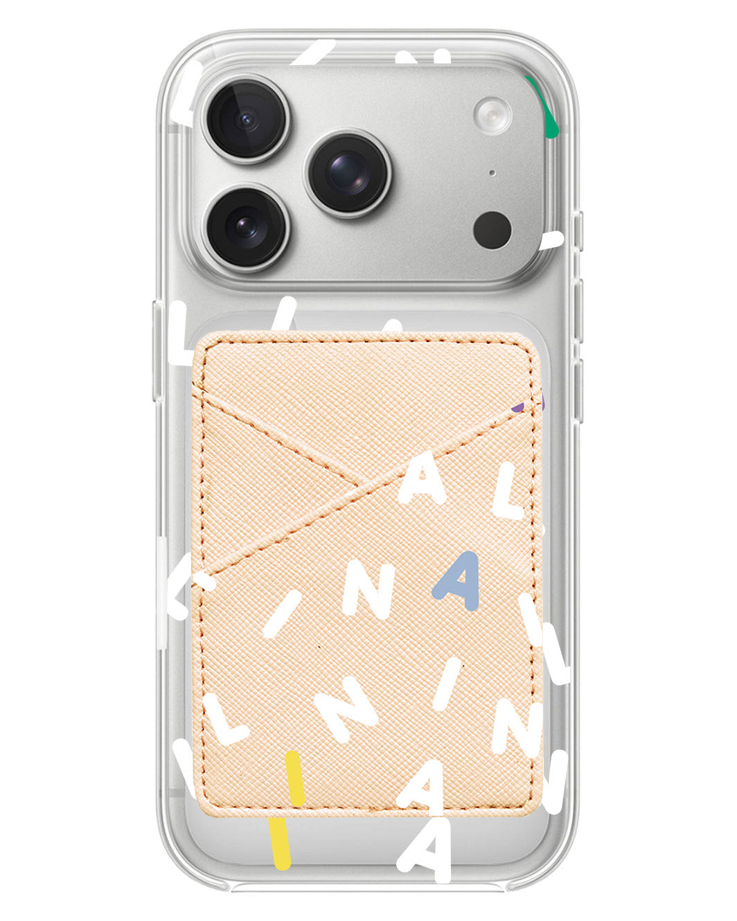 iPhone Phone Wallet Case - Monogram 2.0 Putih
