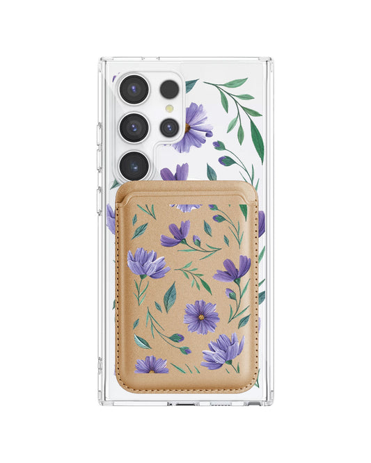 Android Magnetic Wallet Case - February Violet