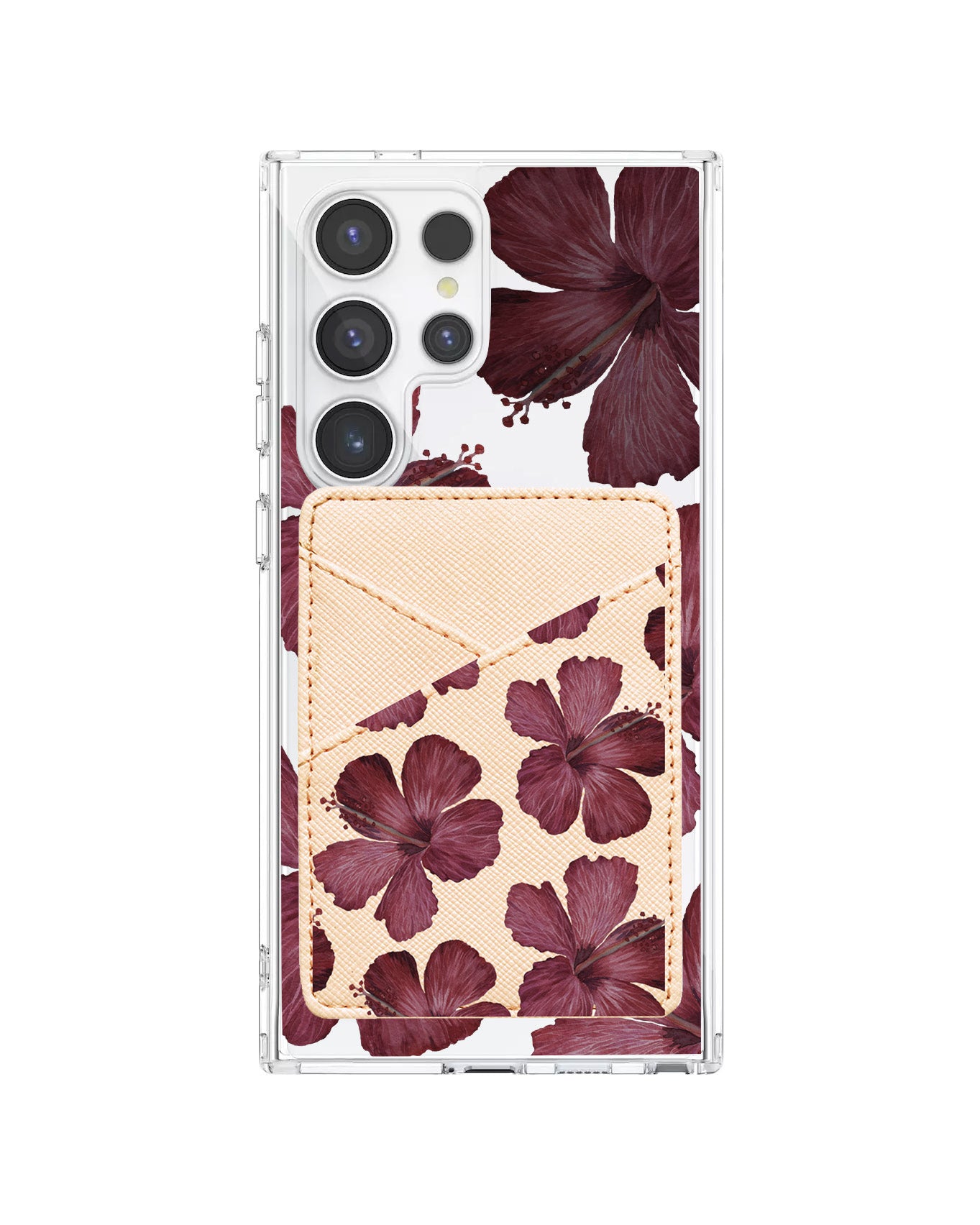 Android Phone Wallet Case - Hibiscus