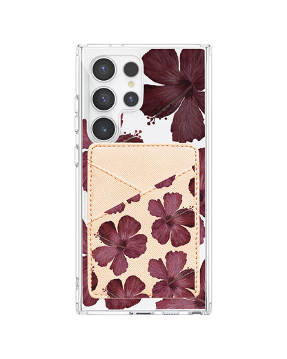 Android Phone Wallet Case - Hibiscus