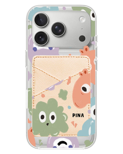 iPhone Phone Wallet Case - Cute Monster 2