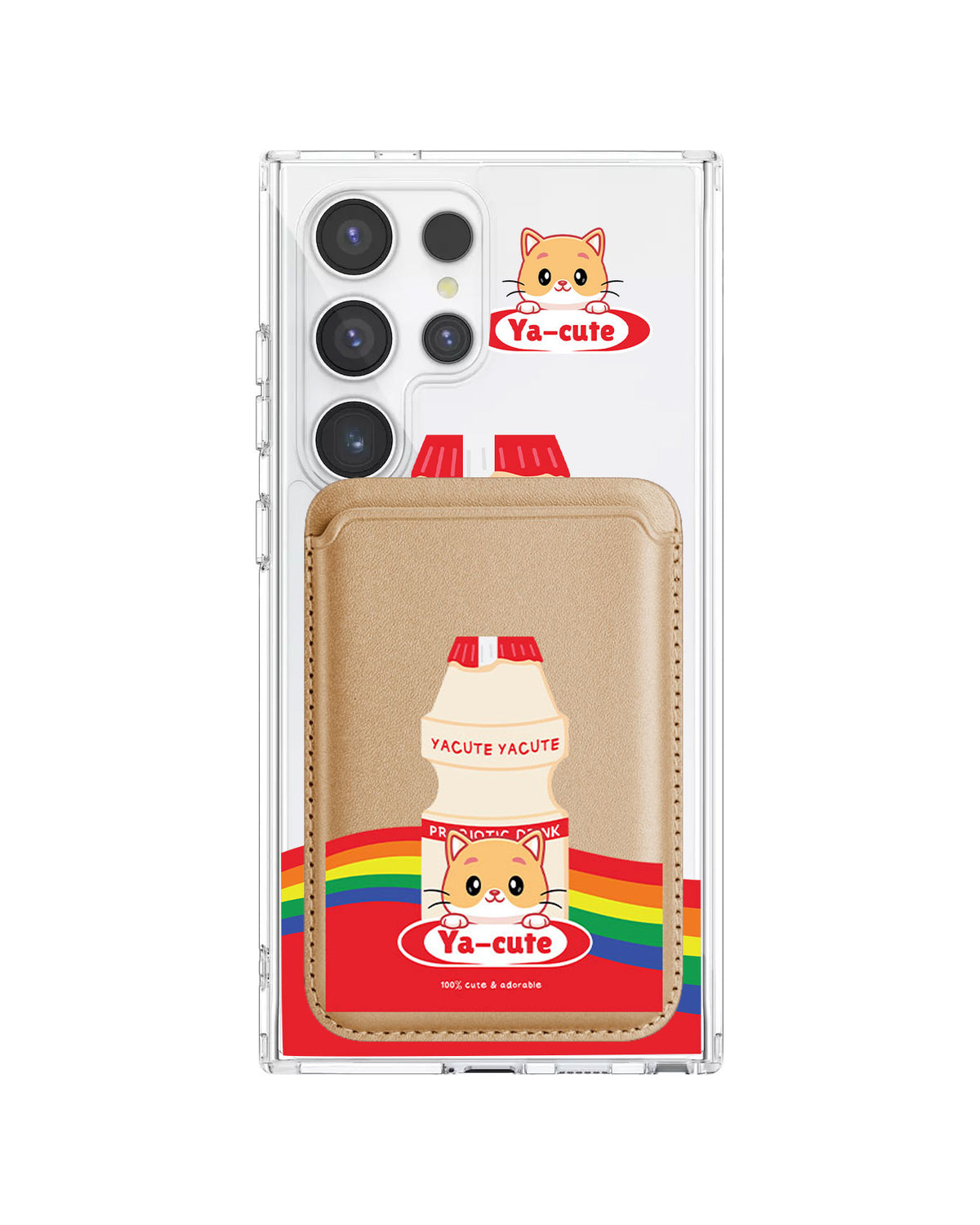Android Magnetic Wallet Case - Yacute Cat