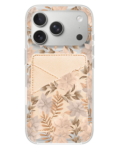 iPhone Phone Wallet Case - Rustic Lily