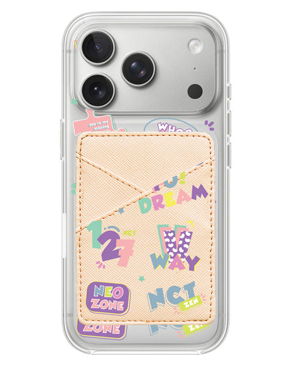 iPhone Phone Wallet Case - NCT Sticker Pack