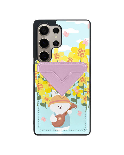 Android Avant Wallet Case - Bunny Ukulele